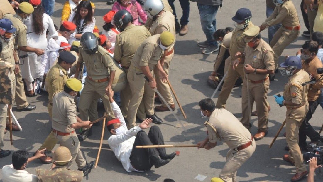 Protest against Hathras gangrape case  - Satya Hindi