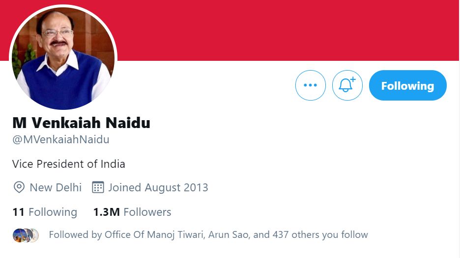 Twitter removes blue tick from Venkaiah Naidu account - Satya Hindi