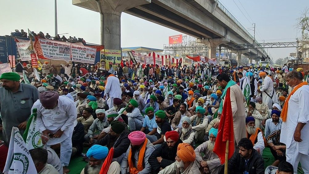 kisan delhi chalo protest continued - Satya Hindi