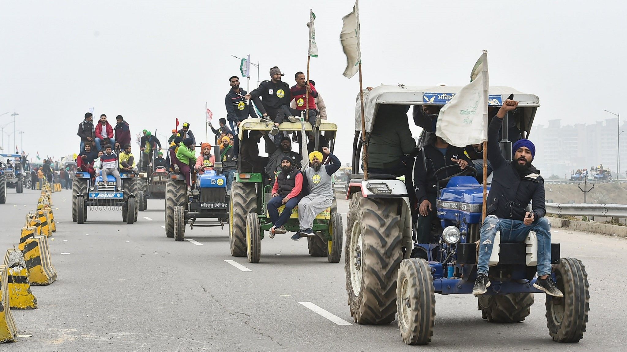 Farmer protest in delhi on borders - Satya Hindi