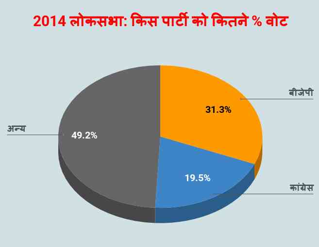 2014 election result brief information - Satya Hindi