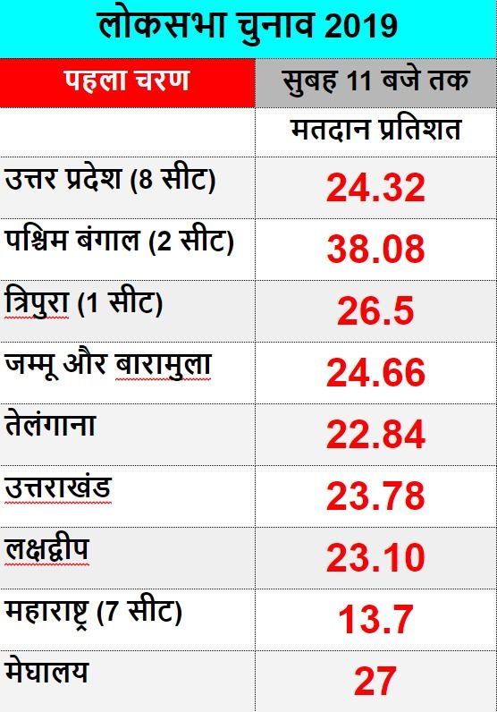 Brisk voting in first phase of Loksabha polls - Satya Hindi