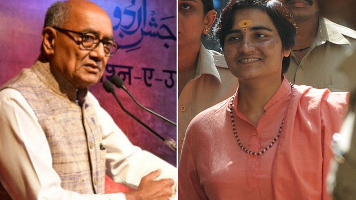 ख़ुद को ‘बड़ा हिंदू’ दिखाने में जुटे रहे दिग्विजय-प्रज्ञा