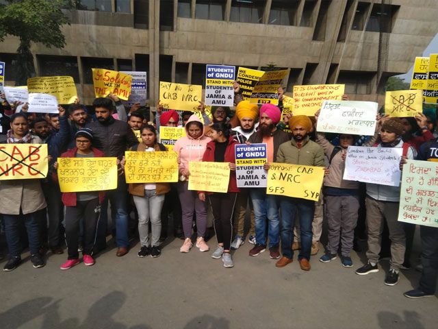 punjab universities supports jamia students over citizenship act protest - Satya Hindi