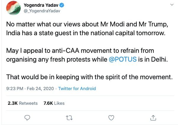 yogendra yadav in delhi riots charge sheet police ploy to frame  - Satya Hindi
