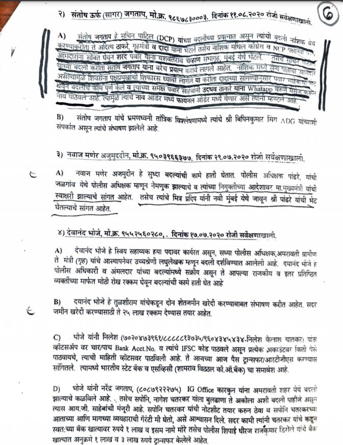 sharad pawar, uddhav thackeray name in alleged transfer racket case - Satya Hindi