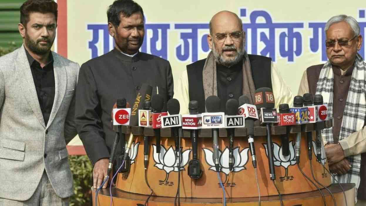 Bihar: BJP, JDU get 17 seats each, LJP to contest 6 seats - Satya Hindi