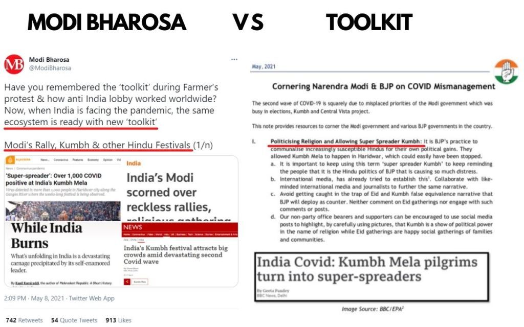 Twitter thread and congress toolkit - Satya Hindi