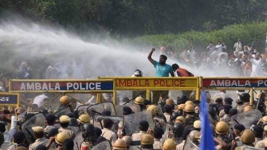 farmers protest in delhi moving capital  - Satya Hindi